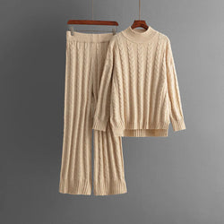 Elise Leroy Ribbed Knit Set