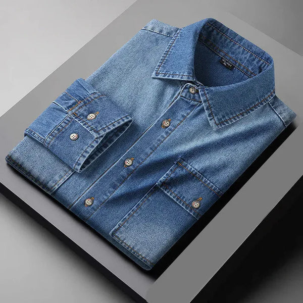 Felix Grant Retro Denim Shirt