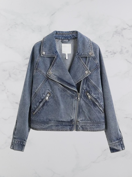 Valentina Rossi Sapphire Denim Jacket