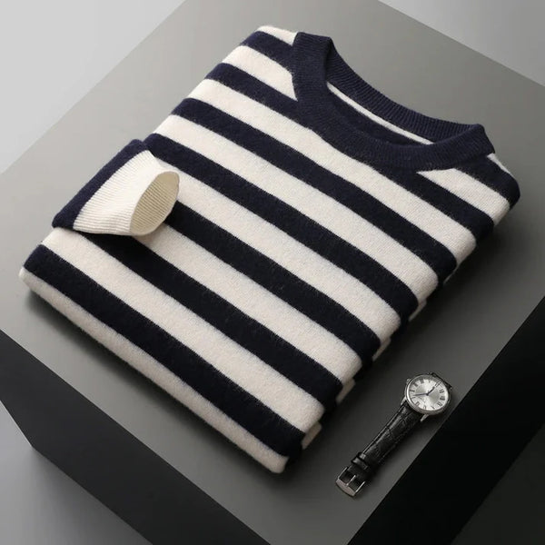 François Blanchet Striped Cashmere Sweater